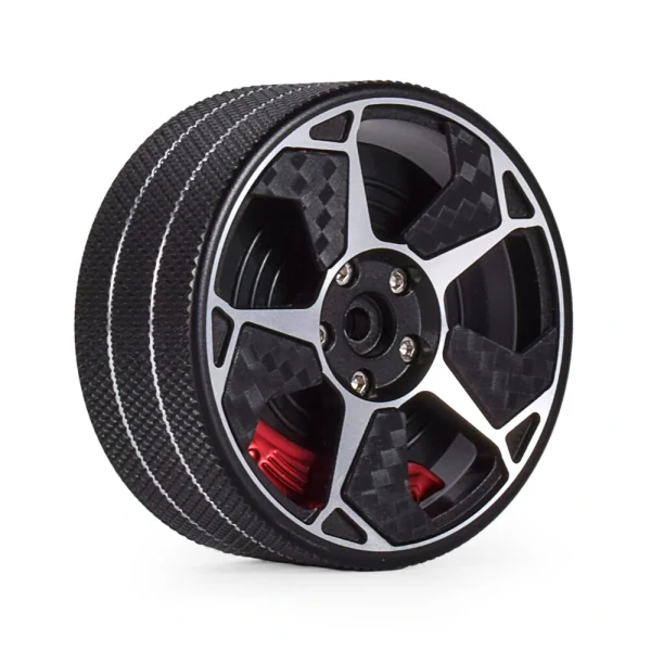 DUMBORC Remote Control Metal Handwheel Steering Wheel for X6 X6PM X10P Flysky NB4 Transmitter Replacement Parts DIY Accessory - Image 4