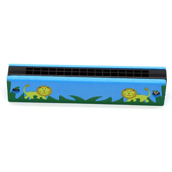 Wooden Harmonica for Kids Musical Instrument Toys Music Teaching Aid Puzzle Early Education - Image 5