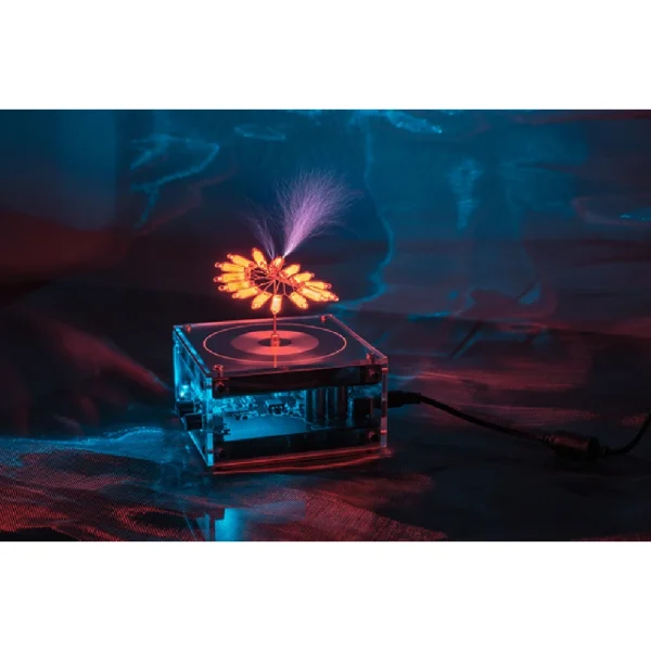Stark Long Arc And Bluetooth Music Dual Mode Music Tesla Coil Palm Flash Bluetooth Flash Length 10CM Science Toys - Image 4
