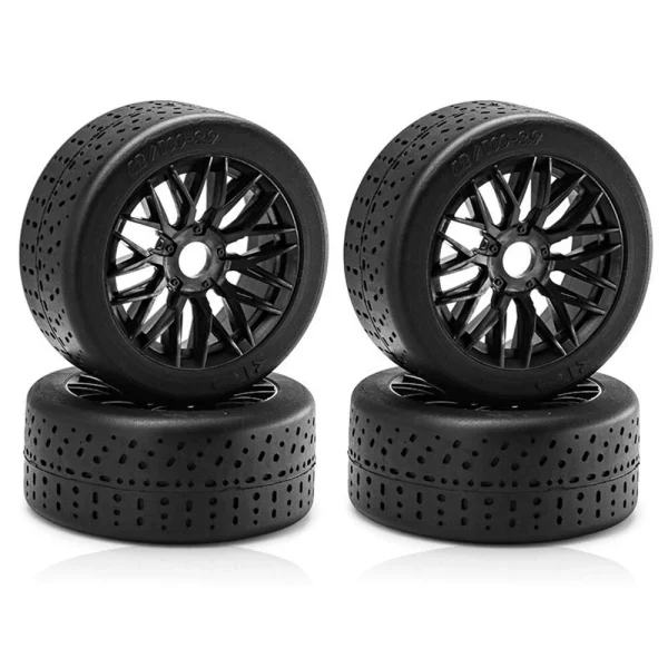4PCS Wheel Hub Rubber Tires for 1/8 ARRMA 1/7 Infraction 6S F1 Limitless RC Car Vehicle Models Parts - Image 2
