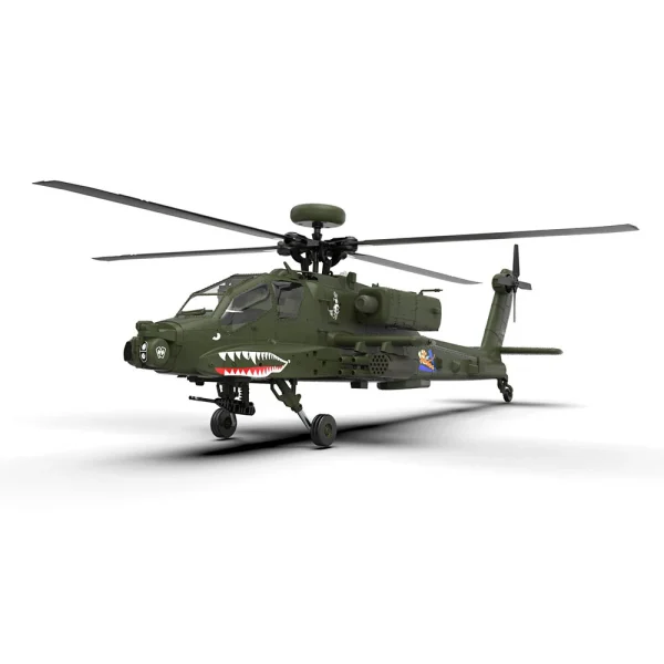 Eachine E250 AH-64 Apache 2.4G 6CH 3D 6-Axis Gyro Dual Brushless Motor 1:32 Scale Flybarless RC Helicopter Compatible With Futaba S-FHSS Protocol - Image 5