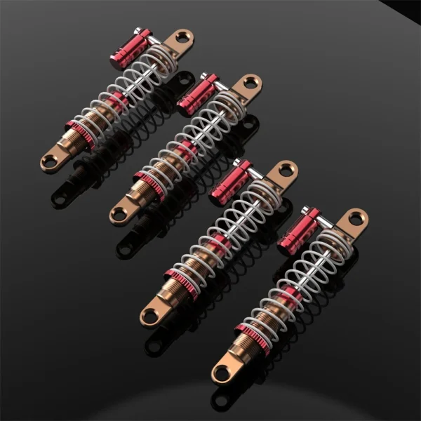 4PCS Upgraded Metal Hudraulic Shock Absorber Damper 1205-BZ01 for SG Pinecone Forest 1205 1/12 RC Car Vehicles Models Spare Parts - Image 2