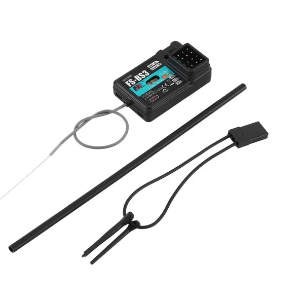 Flysky FS-BS3 2.4GHz 3CH AFHDS RC Receiver with Gyro Stabilization System for Flysky FS-IT4S IT4 FS-GT2 FS-GT2E GT2F Transmitter - Image 4