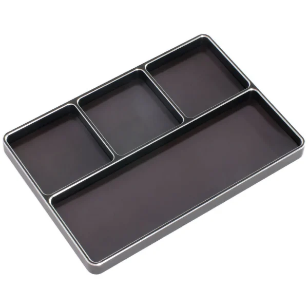 1/8 1/10 Model RC Car Metal CNC Four-Grid Simple Screw Tray Storage Box Metal Nut Screw Tray - Image 4