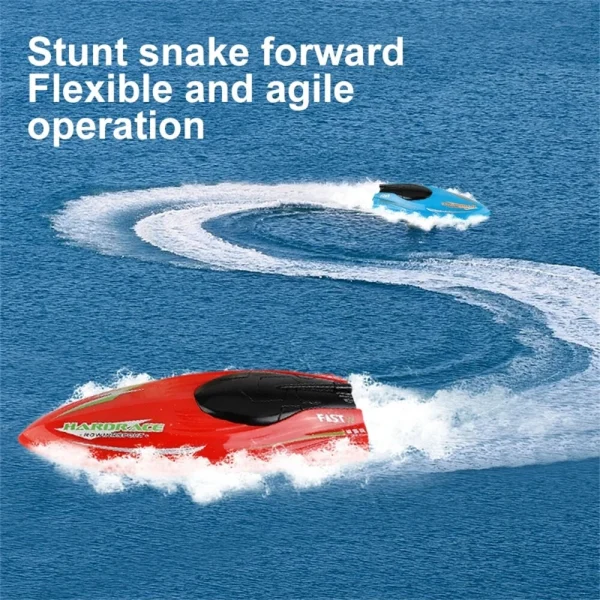 JJRC S8 RTR 2.4G RC Boat Stunt Mini Speedboat LED Light 360 Rotation Remote Control Racing Ship Waterproof Kids Children Toys Vehicle Models - Image 8