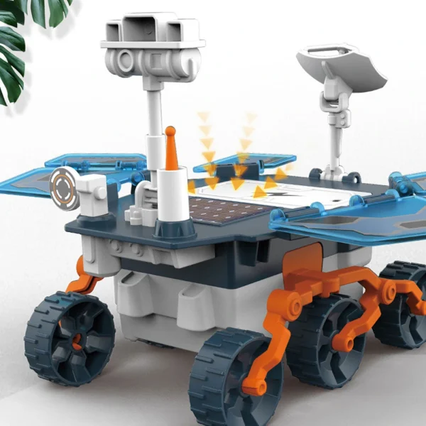 Solar Mars Rover Toys STEM DIY Toy for Kids Educational Electric Model with Solar Power Hands-on Learning and Fun Assembly - Image 5