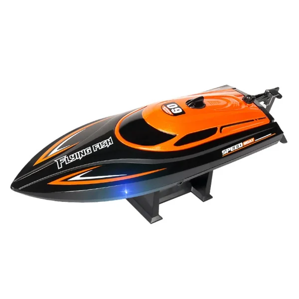 HXJRC HJ812 2.4G 4CH RC Boat High Speed LED Light Speedboat Waterproof 25km/h Electric Racing Vehicles Models Lakes Pools Remote Control Toys - Image 6