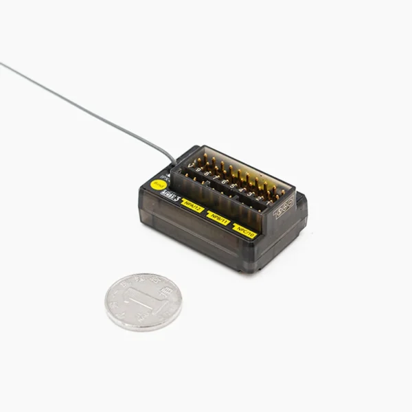 FlySky FGr12B 2.4GHz 12CH AFHDS 3 Micro RC Receiver PWM/PPM/i.bus in/B.bus Output Compatible PL18 NB4/Lite for RC Car Boat
