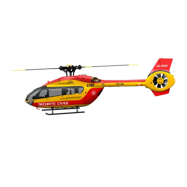 RC ERA C190 1:30 H145 Scale 2.4G 6CH  6-Axis Gyro Optical Flow Localization Altitude Hold Flybarless RC Helicopter RTF - Image 3