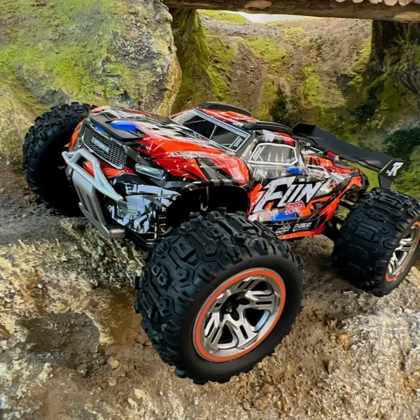 Wltoys 184008 RTR 1/18 2.4G 4WD Brushless RC Car Off-Road High Speed LED Light Truck Full Proportional Vehicles Models Toys - Image 3