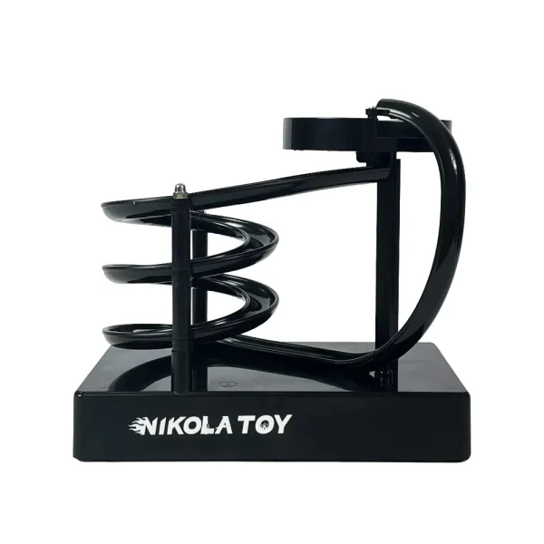 NIKOLATOY Electromagnetic Acceleration Perpetual Motion Machine Model Bulit-in Battery Desktop Ornaments Science Discovery Toys - Image 3
