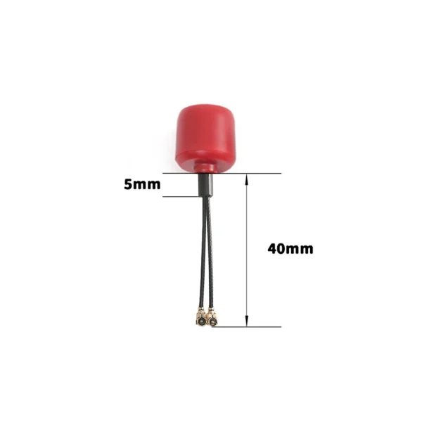 FlyFishRC 40mm/95mm/145mm Dual-Band 5.8Ghz/2.4Ghz UFL FPV Antenna for DJI O3/O4/O4 PRO AirUnit RC Drone - Image 6