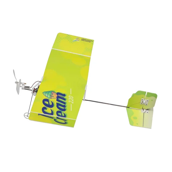Dancing Wings Hobby E23 ICE CREAM 220mm Wingspan 2.4GHz 3CH PP Foam Mini Indoor RC Airplane RTF - Image 2