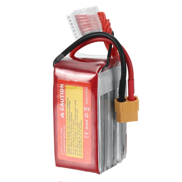 ZOP Power 22.2V 1300mAh 100C 6S LiPo Battery XT60 Plug for Geprc Cinelog35 V2 Darwinfpv Hulk RC FPV Racing Drone - Image 6