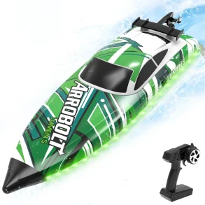 Volantexrc 797-6 SR40 2.4G 35mph RTR Brushless RC Boat Waterproof Auto Self Righting Reverse LED Light Water Cooling System Full Proportional High Speed Remote Control Ship Vehicles Models Toys