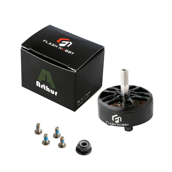 1/4PCS FLASHHOBBY A2807 2807 1300KV 1500KV 6S / 1800KV 4S Brushless Motor 5mm Shaft for 7 Inch Long Range Freestyle RC Drone FPV Racing - Image 5