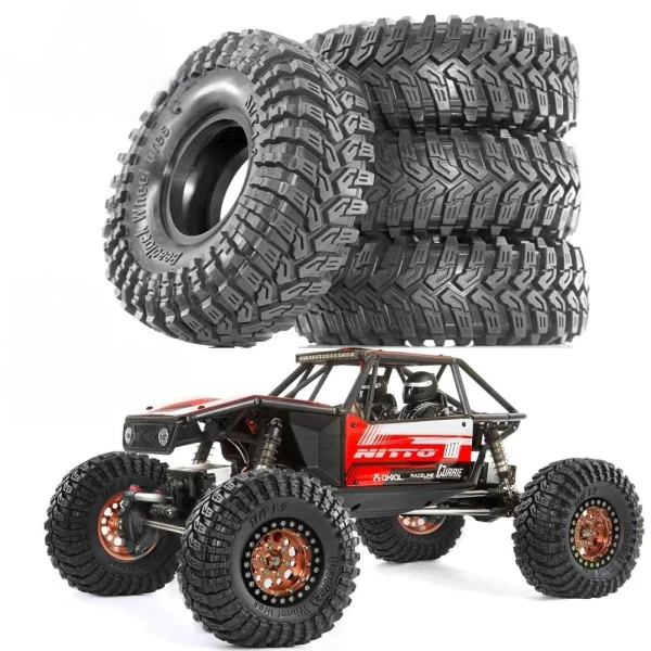 4PCS Climbing Rock Crawler Tyres Outer Tire Skin for 1/10 Off-Road Truck Yikong Axial RC Cars Vehicles Models Spare Parts R213 - Image 4
