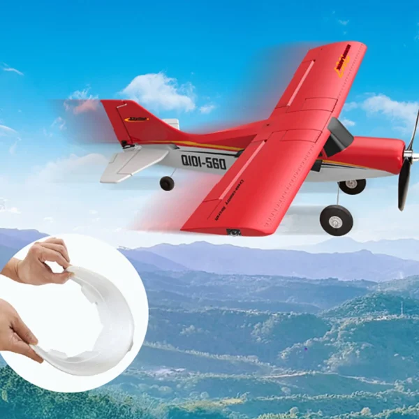 QIDI-560 A560 Maule M7 510mm Wingspan 2.4GHz 4CH With 6-Axis Gyro 3D/6G Switchable One Key Aerobatics 3D Stunts EPP RC Airplane Glider RTF Compatible S-BUS DSM Signal - Image 7