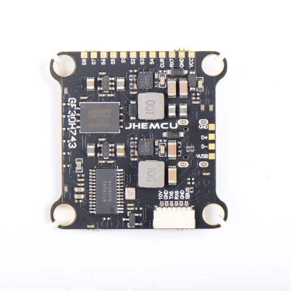30.5x30.5mm JHEMCU GF30H743 H743 480MHZ Flight Controller DUAL Barometer OSD BlackBox 5V 10V BEC 3-6S Support DJI O3 for RC Drone