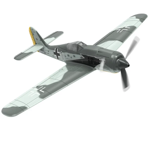 Eachine Mini FW190 400mm Wingspan 2.4G 4CH 6-Axis Gyro One Key Aerobatics XPilot Stabilization System EPP RC Airplane BNF/RTF Compatible DSM S-BUS Protocol for Beginner - Image 3
