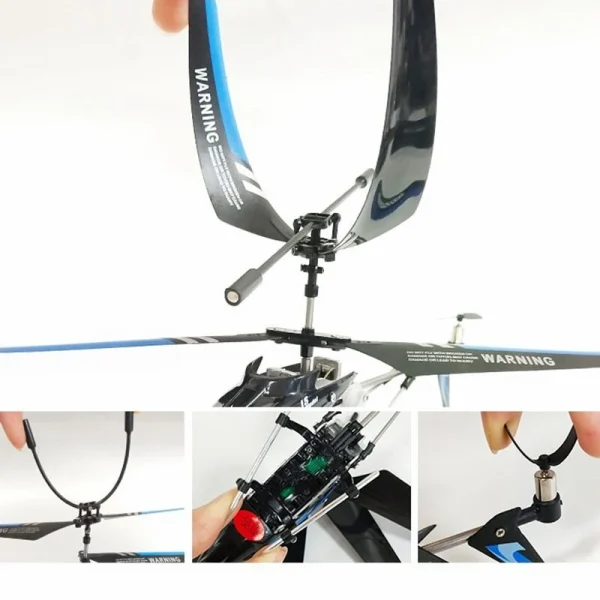 3.5CH Infrared Gyro Remote Control Anti-collision Anti-fall Alloy Helicopter RTF - Image 5