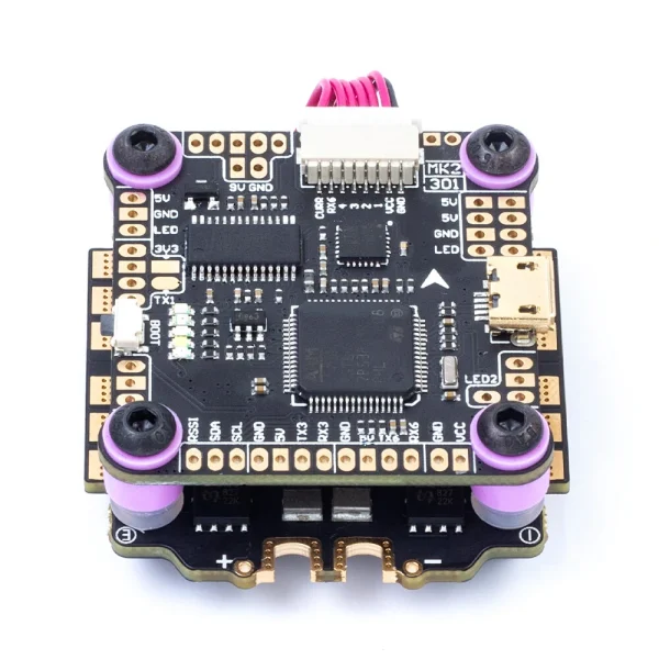 30.530.5mm MAMBA F405 MK2 Flight Controller OSD F50 50A Blheli_S 3-6S DSHOT600 Brushless ESC Stack for RC Drone FPV Racing - Image 3