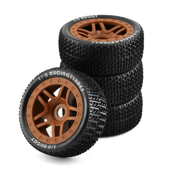 4PCS Off Road Tires Wheel 17mm Hex Hubs for 1/8 RC Racing Car ARRMA Maxx Sledge HPI HSP Kyosho ZD RC Car Parts - Image 2