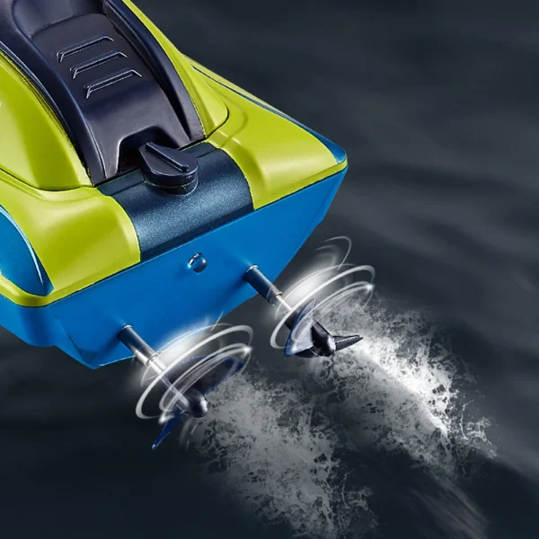 S4 2.4G RC Boat High Speed LED Light Speedboat Waterproof 15km/h Electric Racing Vehicles Models Lakes Pools Remote Control Toys - Image 5