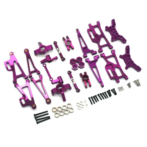 Upgraded Metal Accessories Set for 1/14 MJX 14209 14210 RC Car Vehicle Models Spare Parts - Image 2