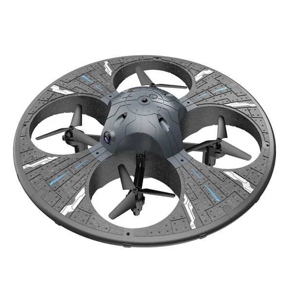 SJ S163 UFO WiFi FPV Intelligent Obstacle Avoidance Controllable Lighting Circle Protection Kids Gifts EVA Foam 2.4G RC Drone Quadcopter RTF - Image 3