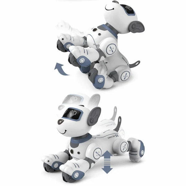 Remote Control Robot Dog Toys for Kids Programmable Smart Interactive Stunt Robot Dog with Touch Function Singing Dancing Walking Smart RC Robot Dog Toy Gift for Boy Girl - Image 7