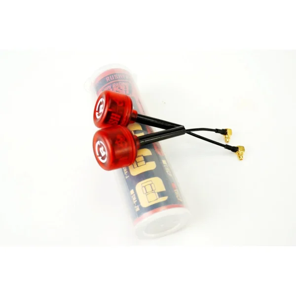 A Pair Rush Cherry RHCP MMCX Right Angle 1.2dBi 5.8Ghz FPV Racing Antenna for RC Drone - Image 2