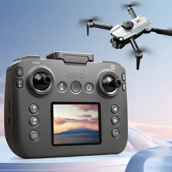 YLR/C S119 WiFi FPV with LCD Screen Controller HD Dual Camera Servo Gimbal 360 Obstacle Avoidance Brushless Foldable RC Drone Quadcopter RTF - Image 5