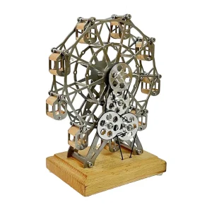 NIKOLATOY Alloy Ferris Wheel Model Creative Desktop Ornaments Science Education Discovery Toys Kids Children Gifts