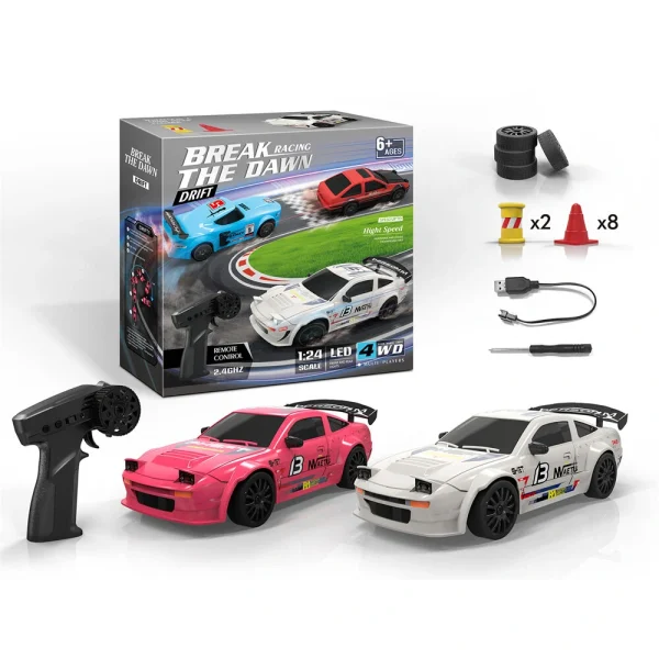 WH S812 1/24 2.4G 4WD Drift RC Car On-Road Vehicles RTR Model - Image 6