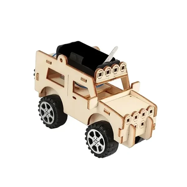 Innovative Technology Small Production for Jeep Car Electric Toy Student Scientific Experiment DIY Handmade Model School Supplies - Image 5
