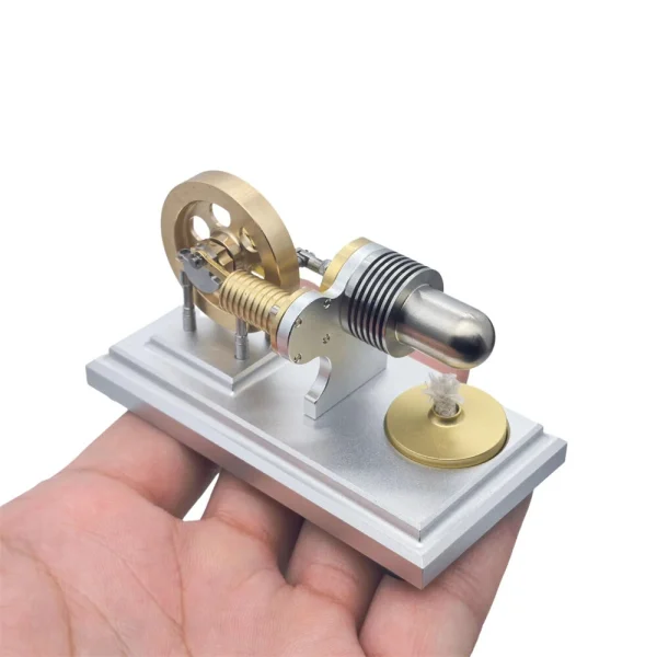 J06C Hot Horizontal Mini Stirling Engine Model Science Discovery Toys - Image 3