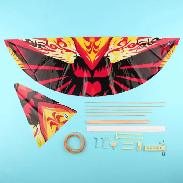 46cm Rubber Band Power DIY Bird Flying Toy Wingspan Aircraft Model Plane Toy