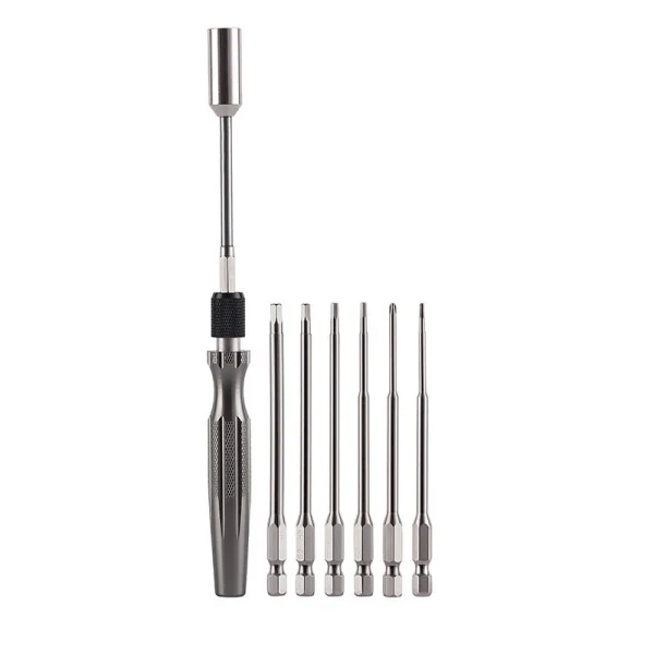 7Pcs 1.5/2/2.5/3/4/5.5mm Hexagonal Screwdriver Tool Set for RC Drone Helicopter Quad Car Repair - Image 2