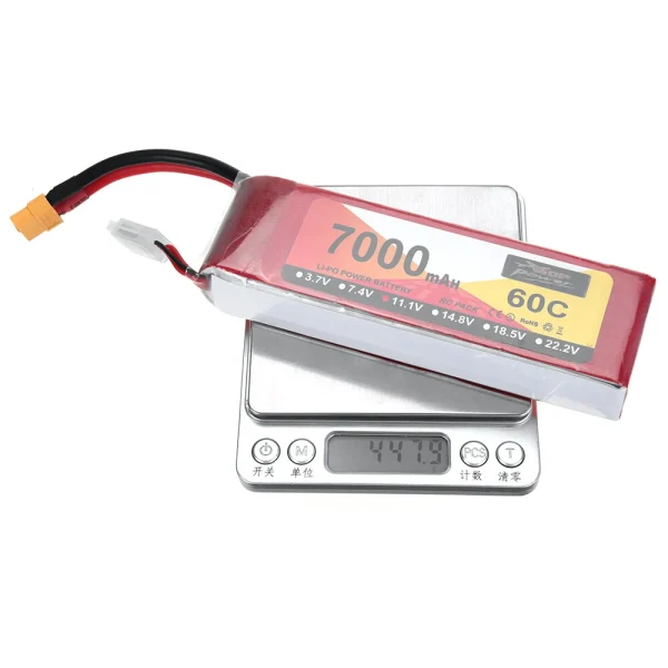 ZOP Power 11.1V 7000mAh 60C 3S LiPo Battery XT60 Plug for RC Drone - Image 9