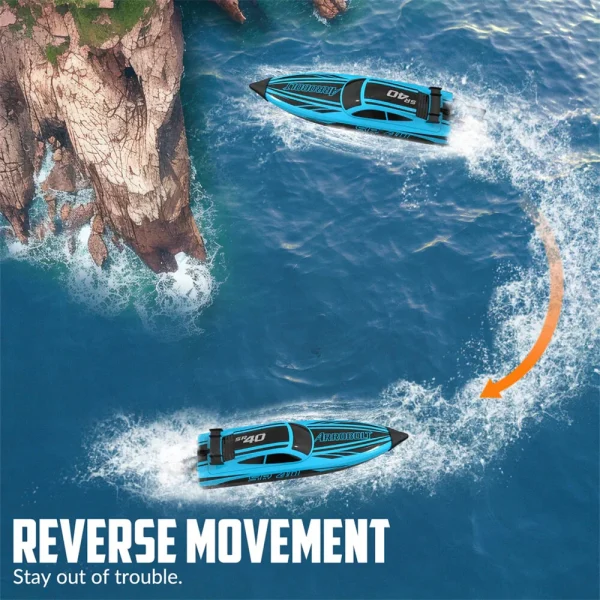 Volantexrc 797-5 SR40 2.4G 30mph RTR Brushless RC Boat Waterproof Auto Self Righting Reverse Water Cooling System Full Proportional High Speed Remote Control Ship Vehicles Models Toys - Image 5