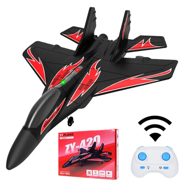 ZHIYANG Z-420 Twin Motor 265mm Wingspan 2.4GHz 2CH EPP RC Airplane Fighter Glider  RTF With LED Lights - Image 5
