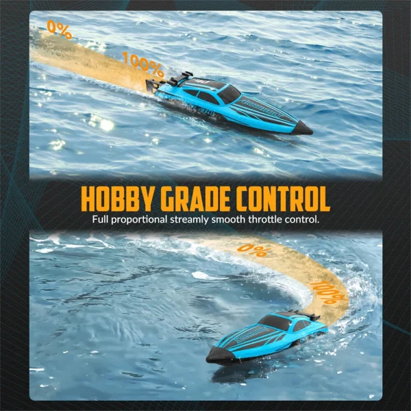 Volantexrc 797-5 SR40 2.4G 30mph RTR Brushless RC Boat Waterproof Auto Self Righting Reverse Water Cooling System Full Proportional High Speed Remote Control Ship Vehicles Models Toys - Image 7