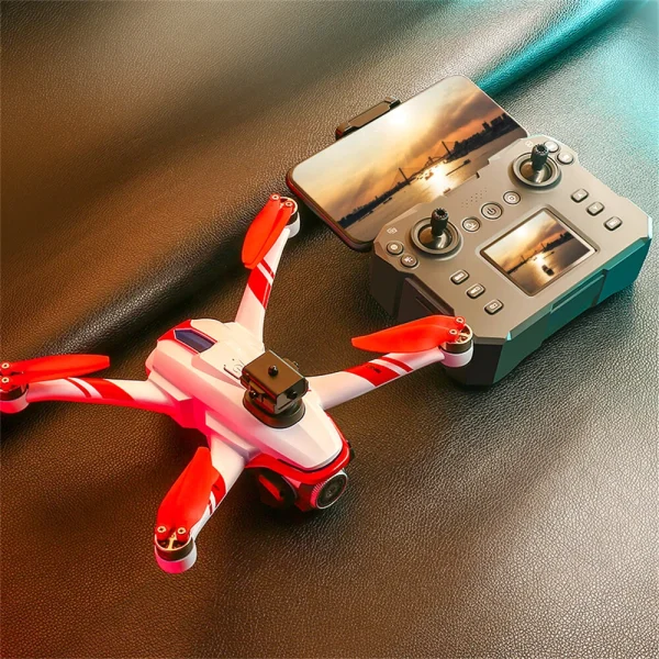 XKJ K15 MAX WiFi FPV with LCD Screen Controller HD Dual Camera Servo Gimbal 360 Obstacle Avoidance Brushless RC Drone Quadcopter RTF - Image 5