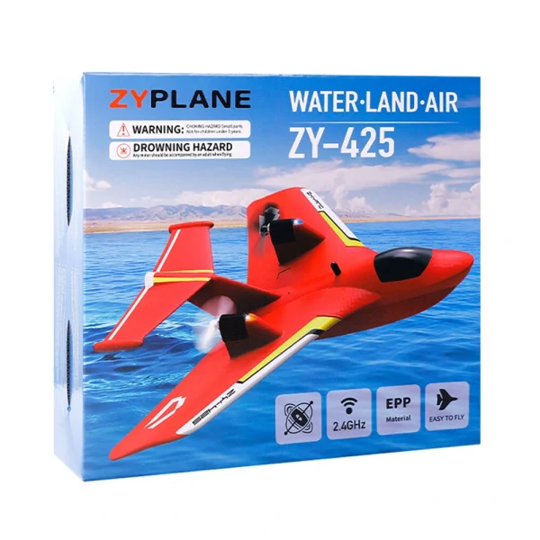 ZHIYANG ZY-425 Sea Land Air 260mm Wingspan 2.4G EPP RC Airplane RTF With LED Light - Image 6