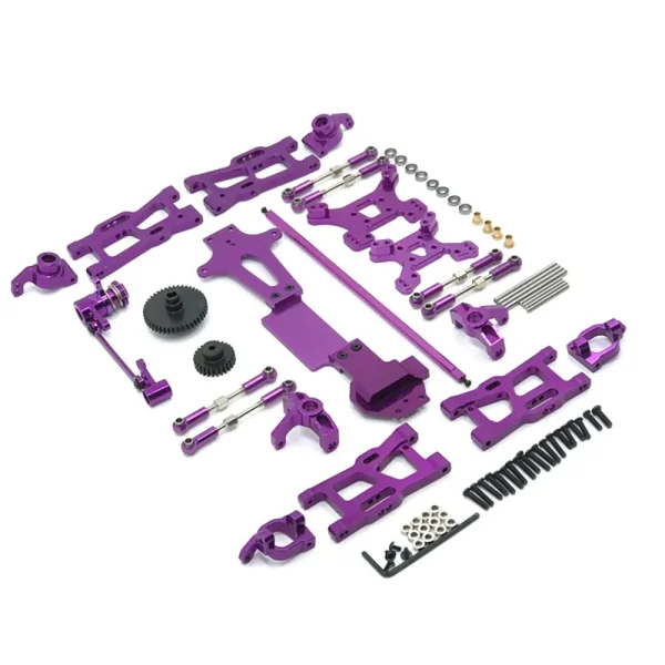 Upgrade Metal C Seat Steering Cup Swing Arm Central Drive Shaft For WLtoys 1/14 144010 144001 144002 RC Car Spare Parts - Image 8