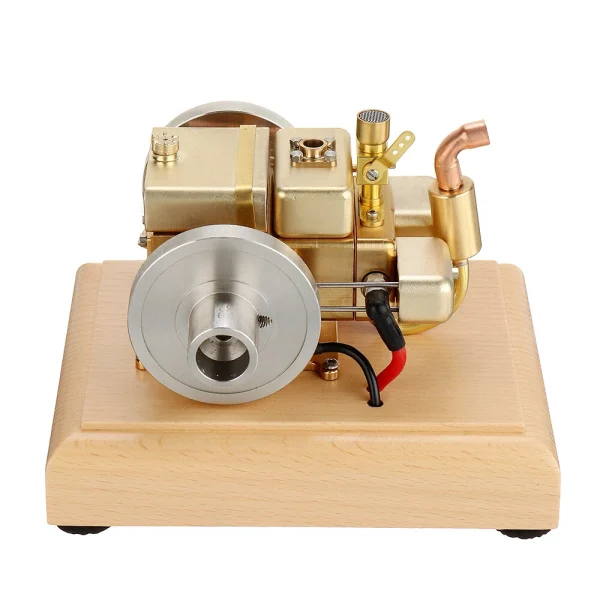 Eachine ET5S Horizontal Two Cylinder Engine Model Water-cooled Cooling Structure Brass And Stainless Steel STEM Engine Toys Collection Gifts - Image 5