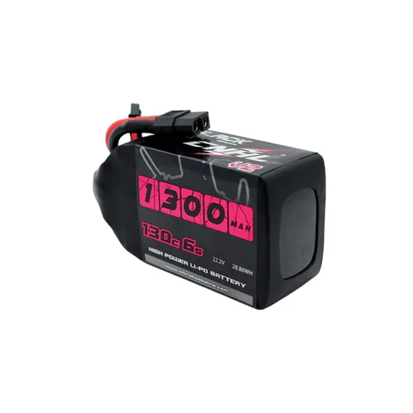 CNHL Black Series V2.0 6S 22.2V 1300mAh 130C LiPo Battery XT60 Plug for Nazgul5 Mark5 200-220mm 4-5 Inch RC Drone FPV Racing - Image 2