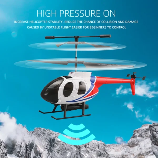 SHXH SY016 2.4G 3.5CH Simulation Fighter Helicopter Model Multifunctional Remote Control Electric Toy - Image 4