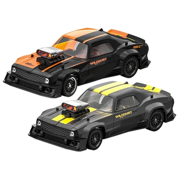 KAMTOM DC163A RTR 1/16 2.4G 4WD 50km/h Drift RC Car ESP Gyro Mini Race LED Light High Speed Racing On-Road Full Proportional Classic Retro Electric Remote Radio Control Vehicles Model Toys - Image 2